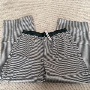 PINK Victoria's Secret Green and White Women’s PJ Pants
